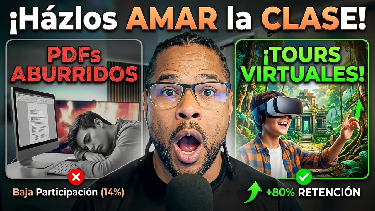 Crea Virtual Tours 360° con H5P en Moodle
